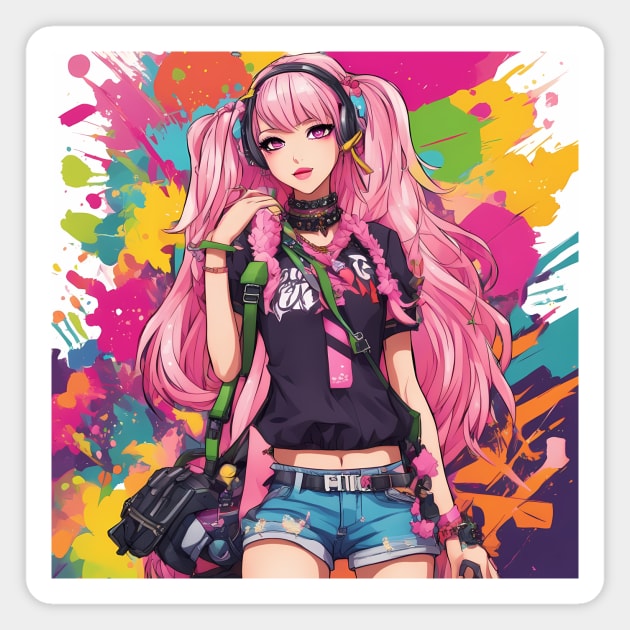 Catnip Chronicles Anime Waifu Magnet by animegirlnft